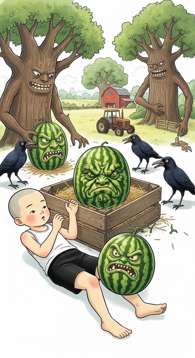 Cursed Face Watermelon